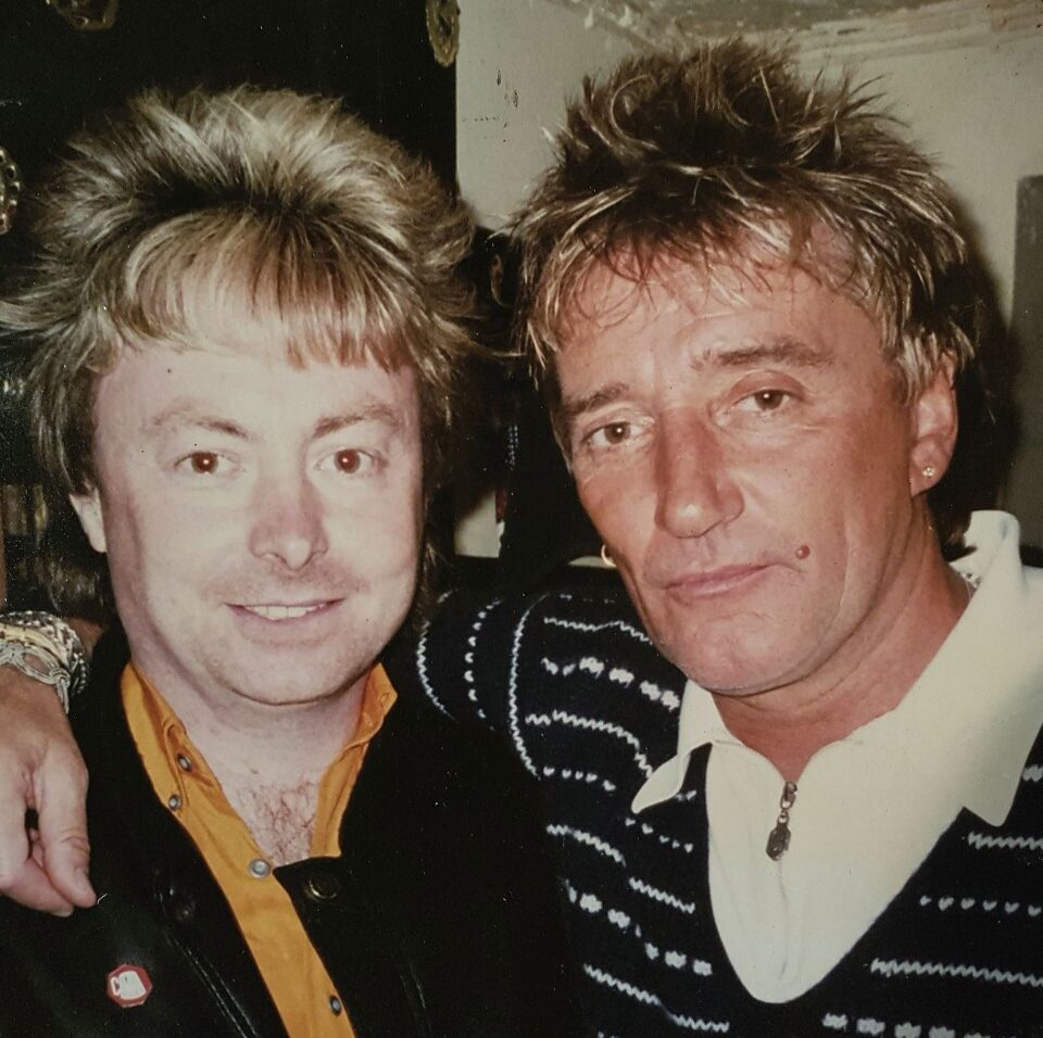 Mike Walton and Rod Stewart